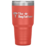 The Dogfather Maltese Dog Dad Father's Day Gift Tumbler Tumblers dad, family- Nichefamily.com