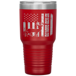 American Flag Best Buckin Grandpa Ever Father Day Gift Tumbler Tumblers dad, family- Nichefamily.com