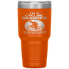 I'm A Cycling Grandpa Funny Grandpa Cyclist Gift Tumbler Tumblers dad, family- Nichefamily.com