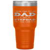 Best Dad and Stepdad Cute Fathers Day Gift from Wife Tumbler Tumblers dad, family- Nichefamily.com