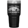 Vintage Reel Cool GRANDPA Fish Fishing Father's Day Gift Tumbler Tumblers dad, family- Nichefamily.com