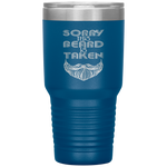 Sorry This Beard is Taken Man Grandpa Uncle Gifts Tumbler Tumblers dad, family- Nichefamily.com
