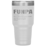 Funny FUNPA Fun Grandpa Novelty Tumbler Tumblers dad, family- Nichefamily.com