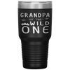 Grandpa Of The Wild One Thing Birthday Tumbler Tumblers dad, family- Nichefamily.com