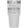 Daddysaurus Rex Father's Day Dinosaur Daddy Funny Tumbler Tumblers dad, family- Nichefamily.com