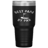 Best Papa By Par Funny Golf Father's Day Grandpa Gift Tumbler Tumblers dad, family- Nichefamily.com