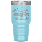 Only Cool Grandpas Ride Motorcycles Riding Rider Moto Tumbler Tumblers dad, family- Nichefamily.com