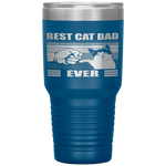 Best Cat Dad Ever Funny Cat Daddy Man Fathers Day Gift Tumbler Tumblers dad, family- Nichefamily.com