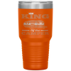 King of the Camper-Funny Camper For Mens Father's Day Tumbler Tumblers dad, family- Nichefamily.com