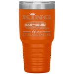 King of the Camper-Funny Camper For Mens Father's Day Tumbler Tumblers dad, family- Nichefamily.com