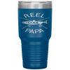 Father's Day Gifts Fishing Reel Cool Papa Dad FUNNY Tumbler Tumblers dad, family- Nichefamily.com