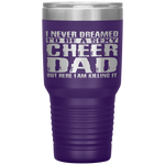 Father's Day Cheer Dad Killing It Cheerdancing Tumbler Tumblers dad, family- Nichefamily.com