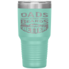 Dads with Beards are Better Father's Day Gifts Distressed Tumbler Tumblers dad, family- Nichefamily.com