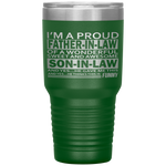 fathers day gifts for father in law from awesome Son in law Tumblers Tumblers dad, family- Nichefamily.com