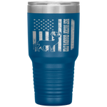 American Flag Best Buckin Grandpa Ever Father Day Gift Tumbler Tumblers dad, family- Nichefamily.com