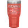 Cool Grandpas Ride MotorCycles - Funny Grand Father Biker Tumbler Tumblers dad, family- Nichefamily.com