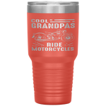 Cool Grandpas Ride MotorCycles - Funny Grand Father Biker Tumbler Tumblers dad, family- Nichefamily.com