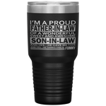 fathers day gifts for father in law from awesome Son in law Tumblers Tumblers dad, family- Nichefamily.com