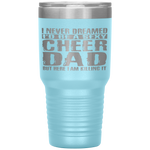 Father's Day Cheer Dad Killing It Cheerdancing Tumbler Tumblers dad, family- Nichefamily.com