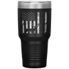 USA Flag Best Buckin' Dad Ever Deer Hunting Fathers Day Gift Tumbler Tumblers dad, family- Nichefamily.com