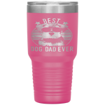 Best Dog Dad Ever Miniature Schnauzer Father's Day Gift Tumbler Tumblers dad, family- Nichefamily.com