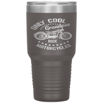 Only Cool Grandpas Ride Motorcycles Riding Rider Moto Tumbler Tumblers dad, family- Nichefamily.com