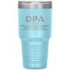 Opa Definition Like A Regular Grandpa Only Cooler Tumbler Tumblers dad, family- Nichefamily.com