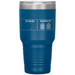 Low Battery Dad of Two Sons or Twin Boys Father's Day Gift Tumbler Tumblers dad, family- Nichefamily.com