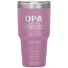 Opa Definition Like A Regular Grandpa Only Cooler Tumbler Tumblers dad, family- Nichefamily.com