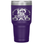 Greatest of All Time Goat Dad Fathers Day Gift Tumbler Tumblers dad, family- Nichefamily.com