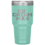 ICE CREAM MAN Party Father's Day Gift Novelty Tumbler Tumblers dad, family- Nichefamily.com