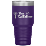 The Catfather Funny Father's Day Gift for Cat Daddy Tumbler Tumblers dad, family- Nichefamily.com