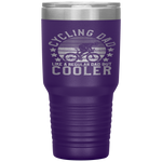 Cycling Dad  Bike Rider Cyclist Father's Day Gift Funny Tumbler Tumblers dad, family- Nichefamily.com