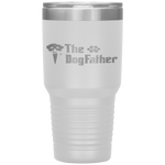 The Dogfather Maltese Dog Dad Father's Day Gift Tumbler Tumblers dad, family- Nichefamily.com