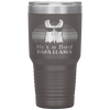 Vintage He's A Bad Papa Llama Funny Father's Day Tumbler Tumblers dad, family- Nichefamily.com