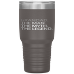 GRANDAD THE MAN THE MYTH THE LEGEND Father's Day Gift Men Tumbler Tumblers dad, family- Nichefamily.com