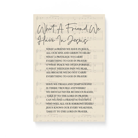 What A Friend We Have In Jesus Frame Canvas All Size