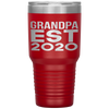 First Time Grandpa 2020 Grandfather Father-in-law Pregnancy Tumbler Tumblers dad, family- Nichefamily.com