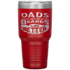 Dads with Beards are Better Father's Day Gifts Distressed Tumbler Tumblers dad, family- Nichefamily.com