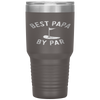 Best Papa By Par Funny Golf Father's Day Grandpa Gift Tumbler Tumblers dad, family- Nichefamily.com