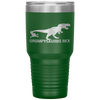 Grumpysaurus Rex Kid Funny Grandpa Tumbler Tumblers dad, family- Nichefamily.com