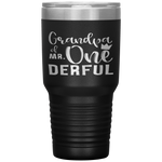 Grandpa of Mr Onederful 1st Birthday First One-Derful Party Tumbler Tumblers dad, family- Nichefamily.com