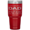 I Have Two Titles Dad And Papaw Funny Fathers Day Tumbler Tumblers dad, family- Nichefamily.com