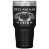 Retro Vintage Best Pug Dad Ever Father's Day Tumbler Tumblers dad, family- Nichefamily.com