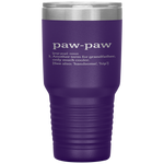 Paw-Paw Grandfather - Cool Definition Funny Grandpa Tumbler Tumblers dad, family- Nichefamily.com