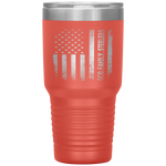 God Family Steelers Pro Us Flag Father's Day Dad Gift Tumbler Tumblers dad, family- Nichefamily.com