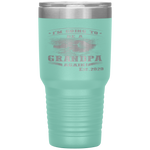 Vintage I'm going to be a Grandpa Again Est 2020 Tumbler Tumblers dad, family- Nichefamily.com