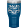 Dads with Beards are Better Father's Day Gifts Distressed Tumbler Tumblers dad, family- Nichefamily.com