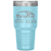 Papa Bear Vintage Daddy Wildling Father's Day Dad Tumbler Tumblers dad, family- Nichefamily.com