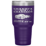 Autism Awareness Grandpa Grandson Best Friend for Life Gift Tumbler Tumblers dad, family- Nichefamily.com